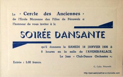 Soiree dansante du cercle des anciennes de l ecole moyenne des filles 22